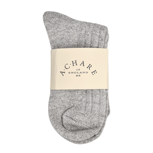 Light Grey Wool Mix Socks (Men)