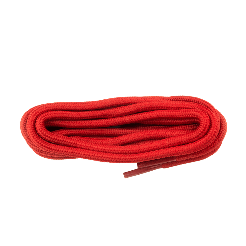 Cord laces - Scarlet Red Wax Finish