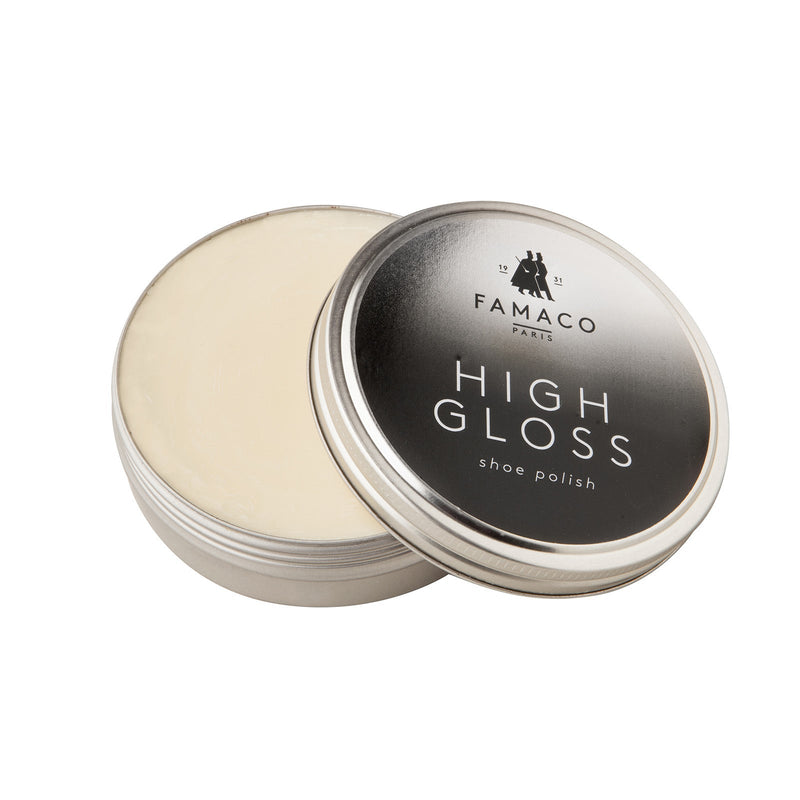 Famaco High Shine Gloss 100ml Tin Wax Polish