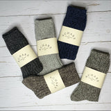 Navy Wool Mix Socks (Men)